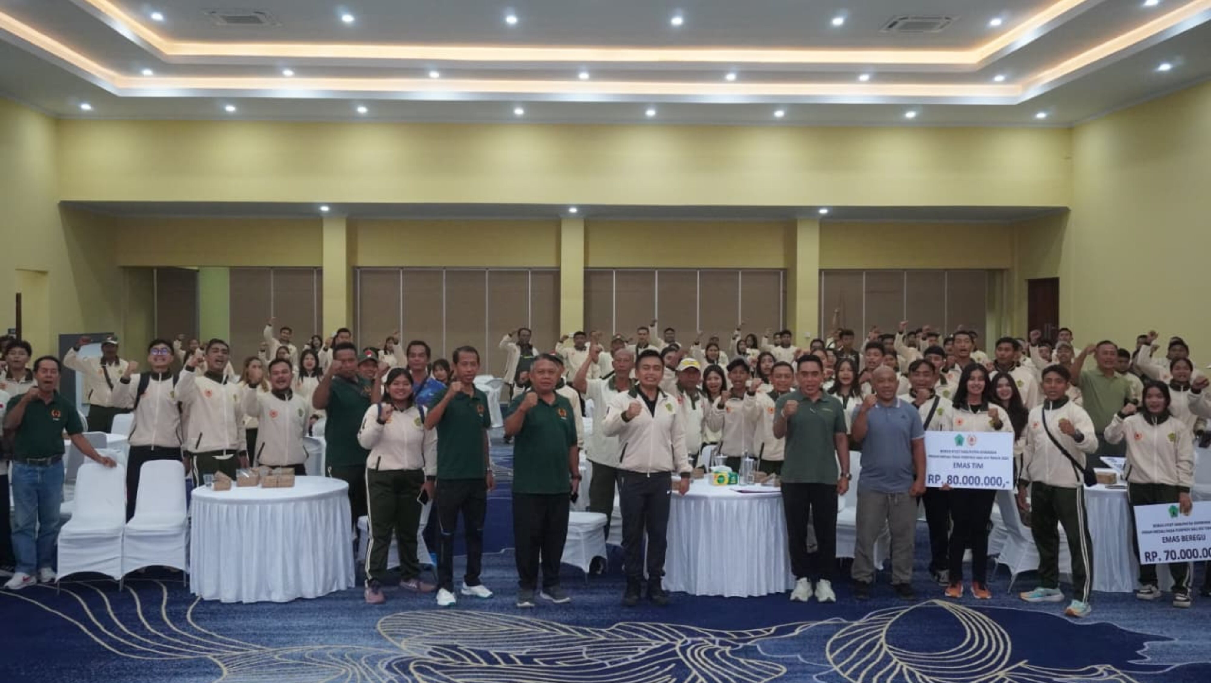 Apresiasi Prestasi Porprov Bali XVI 2025: Pemkab Jembrana Serahkan Bonus Kepada Atlet Dan Pelatih Juara