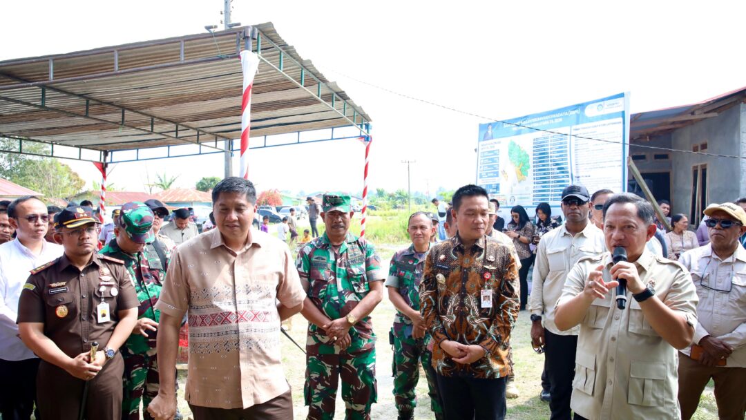 Mendagri–Menteri PKP Tinjau Program BSPS di Humbahas, Target Perbaikan Rumah di Sumut Naik Drastis