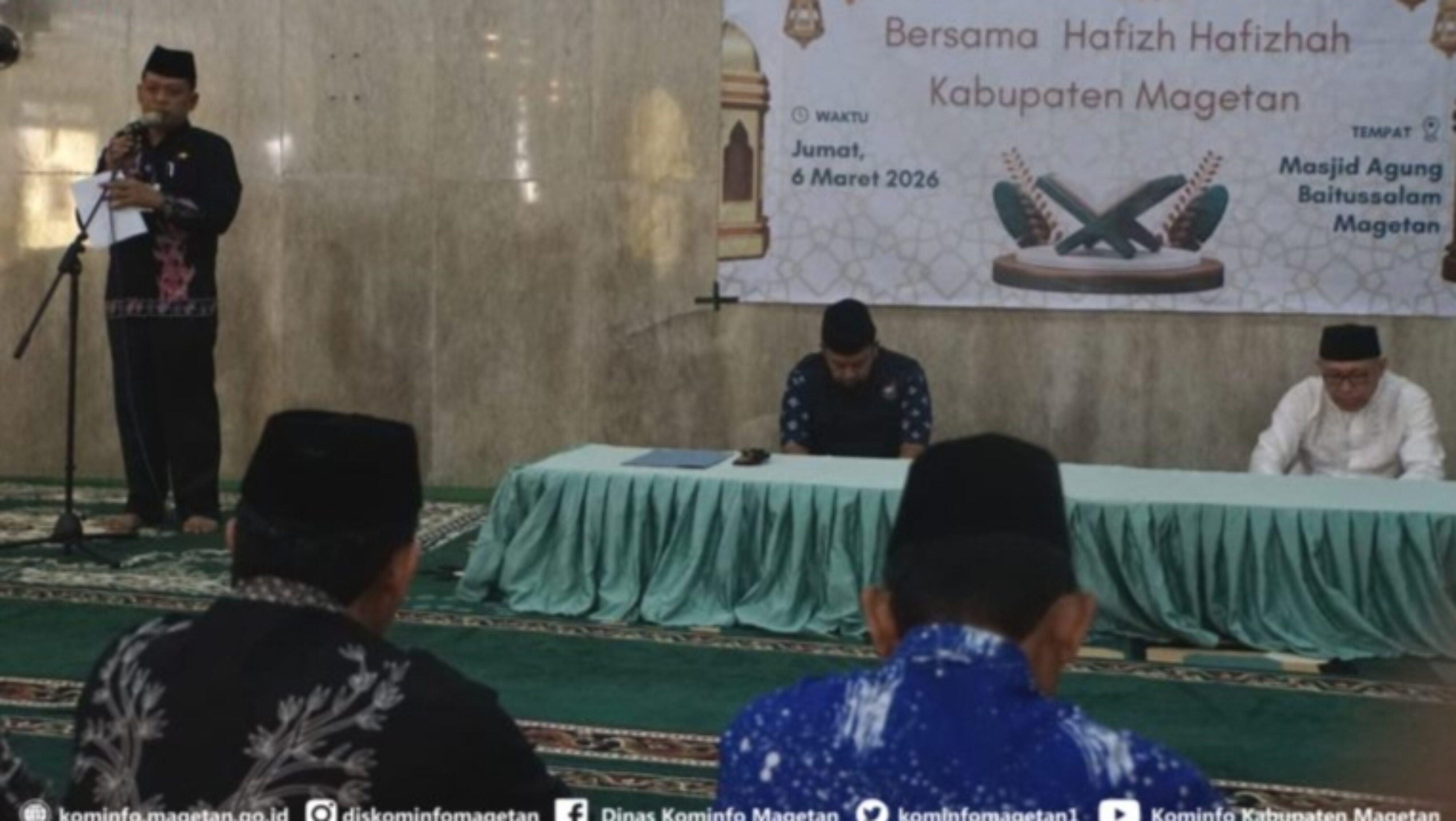 Semarak Ramadan, Pemkab Magetan Gelar Khotmil Qur’an Dan Sima’an Di Masjid Agung