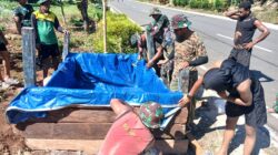 Semangat Tak Surut, Satgas TMMD Biak Siapkan Bak Air untuk Dukung Pembangunan Rumah