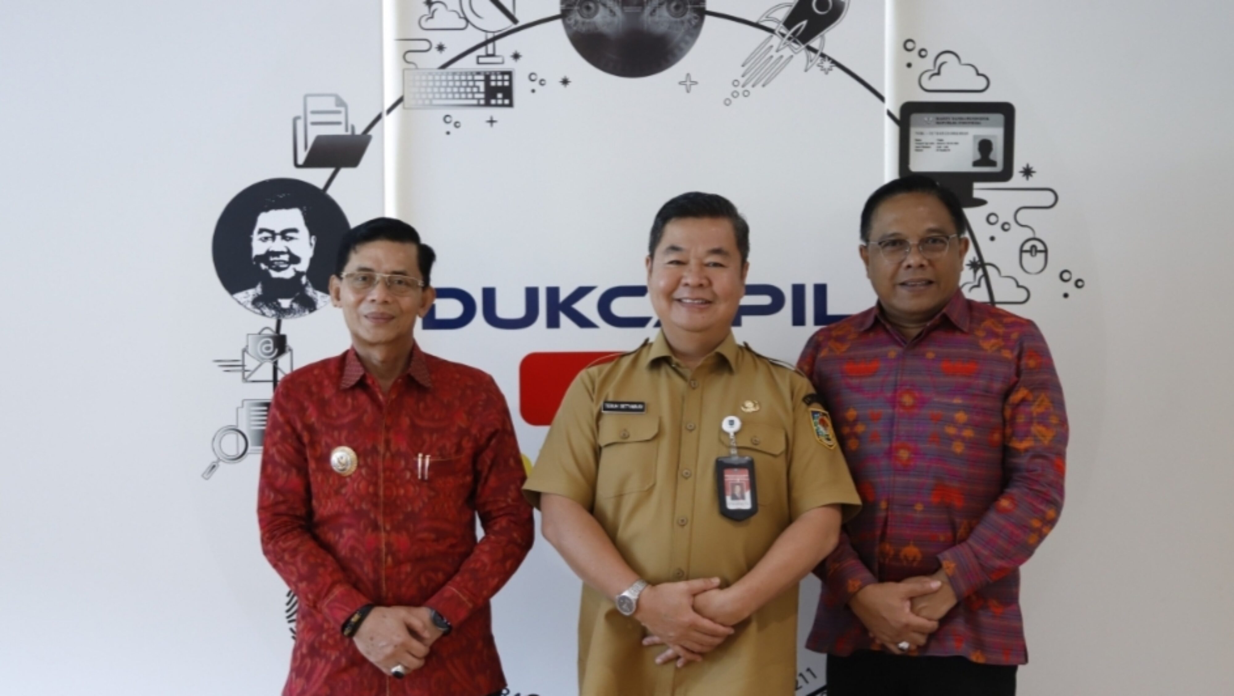 Bahas Rotasi Jabatan dan Digitalisasi Bansos, Bupati Klungkung Temui Dirjen Dukcapil