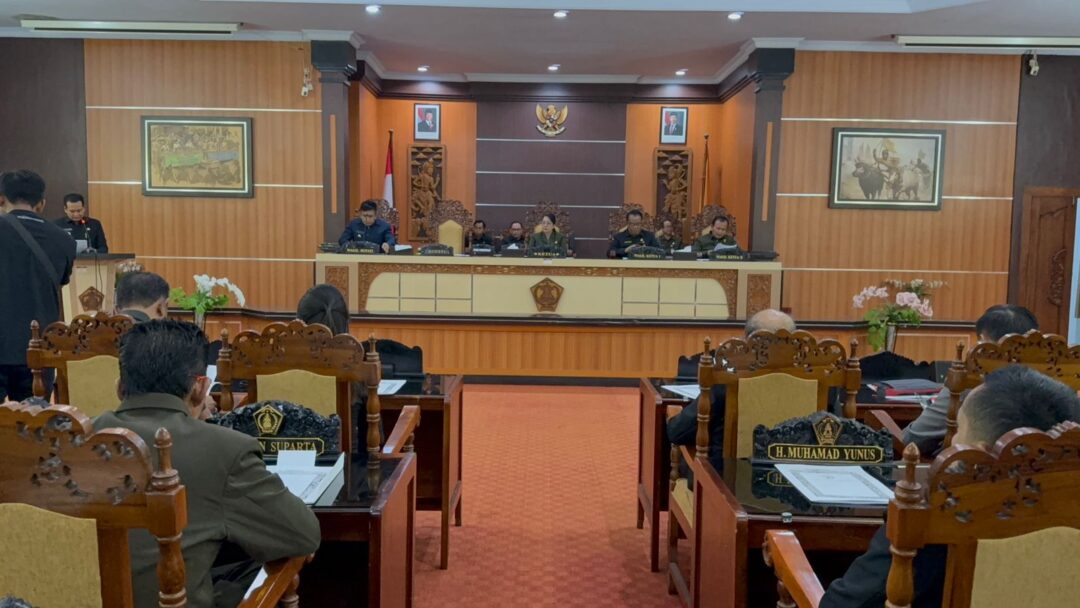 Rapat Paripurna I DPRD Jembrana, Bupati Paparkan LKPJ Tahun Anggaran 2025