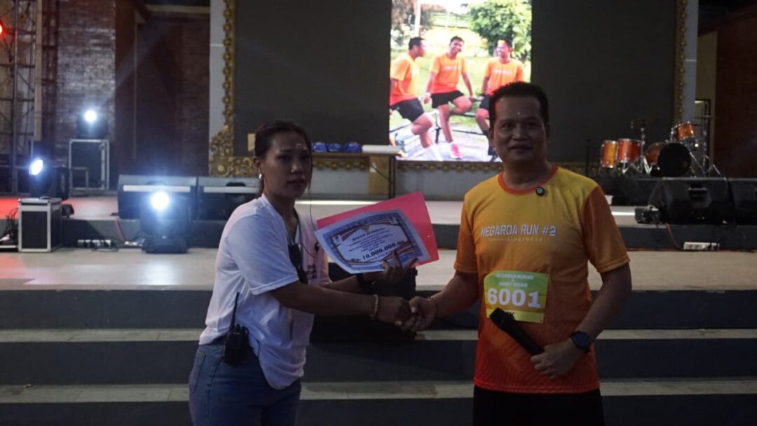 Bupati Kembang : Pemerintah Berkomitmen Jaga Konsistensi Wadah Olahraga Masyarakat Melalui Negaroa Fun Run