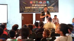 Satgas TMMD Kodim 1708/BN Tingkatkan Kesadaran Warga Melalui Penyuluhan Kamtibmas dan Narkoba