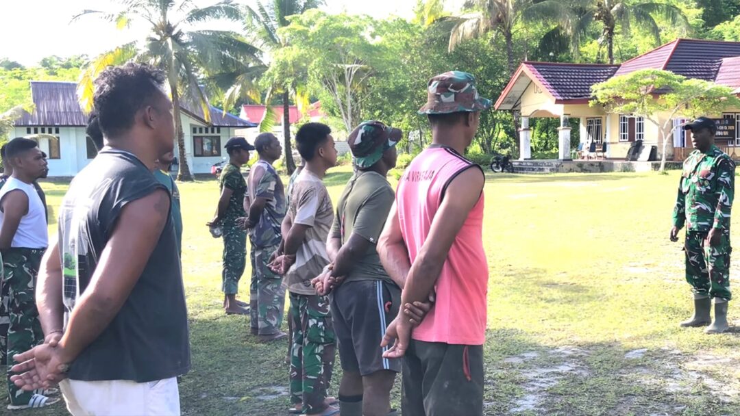 Apel Pagi Satgas TMMD Ke-128 Kodim 1708/BN Perkuat Kesiapan dan Kekompakan Personel