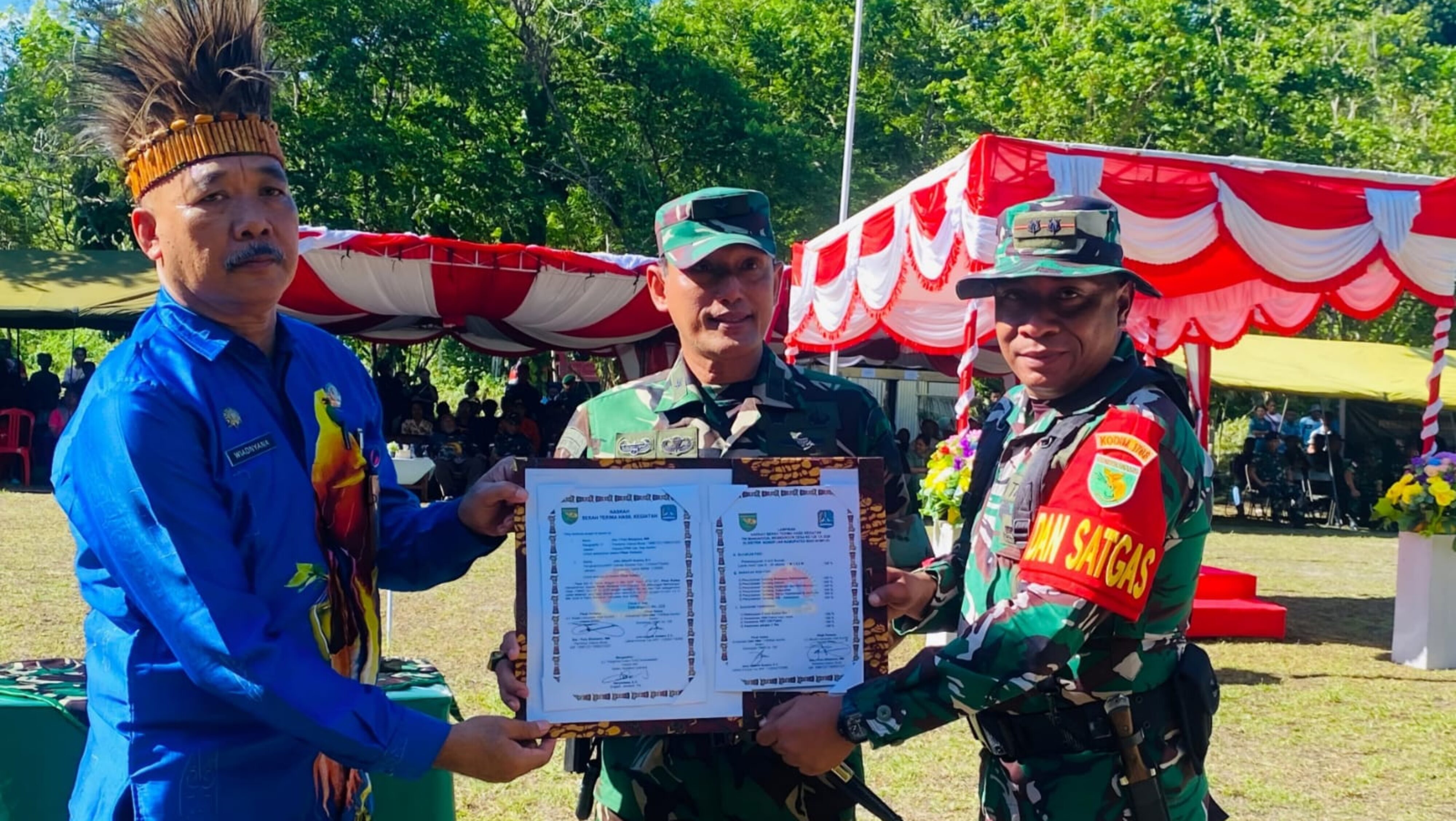 Kasdam XVII/Cenderawasih Resmi Tutup TMMD Ke-128 di Kampung Sansundi