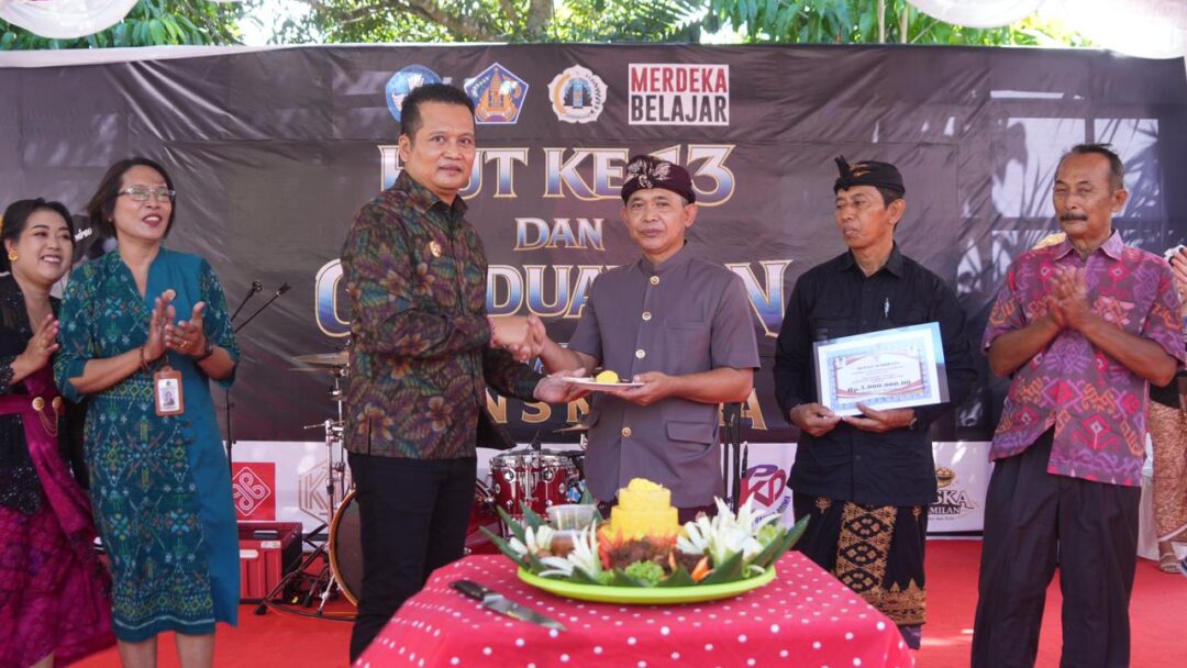 HUT SMK 5 Negara Ke-13, Bupati Kembang Dorong Lahirkan SDM Pariwisata Berdaya Saing Global