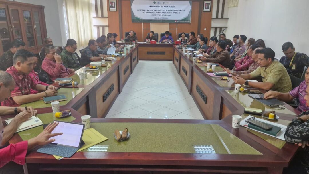 Pemkab Jembrana Gelar High Level Meeting ​Percepat Diigitalisasi Peningkatan PAD