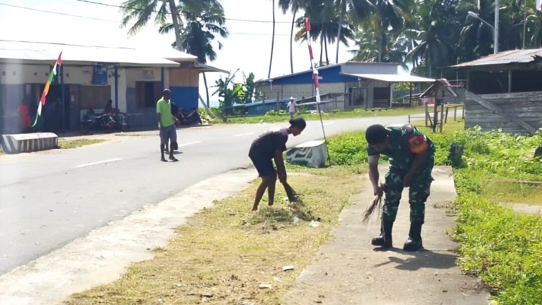 Jalan Kampung Maniri Kini Lebih Bersih