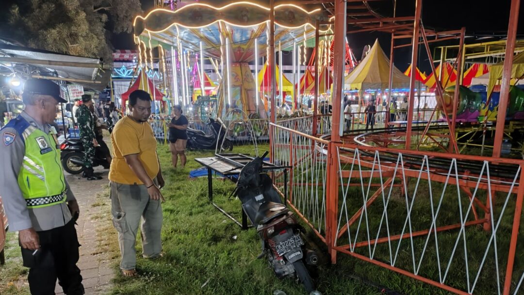 Wahana Jet Coaster Pasar Rakyat Pergung di Jembrana Makan Korban, 3 Orang Terluka