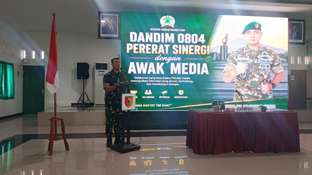 Dandim 0804/Magetan Perkuat Sinergi Dengan Awak Media, Wujudkan Informasi Akurat Dan Berimbang Untuk Bangsa