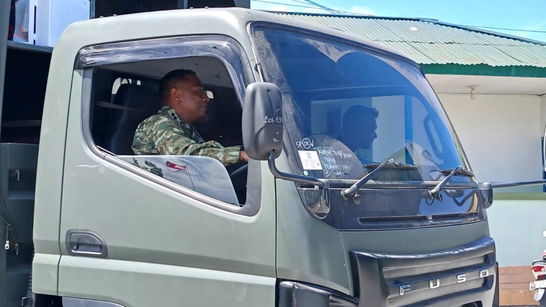 Dandim Jajal Truk Baru Kodim 1708/BN