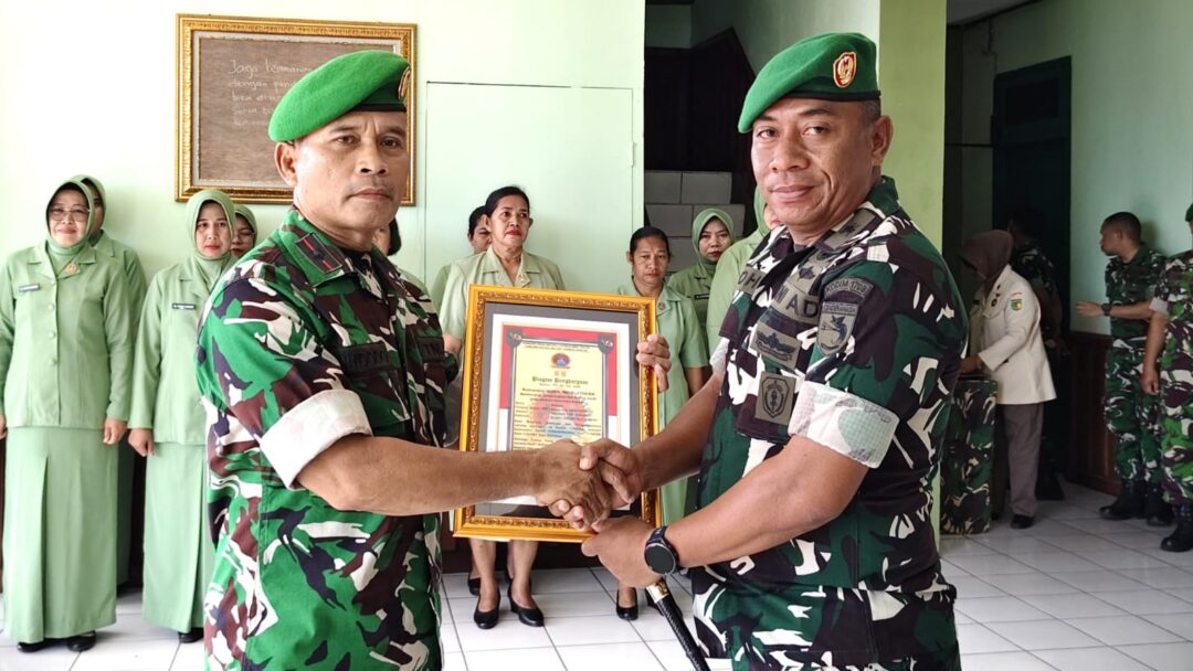 Dandim 1708/BN Lepas Masa Purna Tugas Mayor Widodo