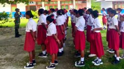 MPLS, Babinsa Bekali Siswa dengan Disiplin