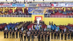 Dandim 1708/BN Hadiri Pembukaan Kapolda Cup U-19