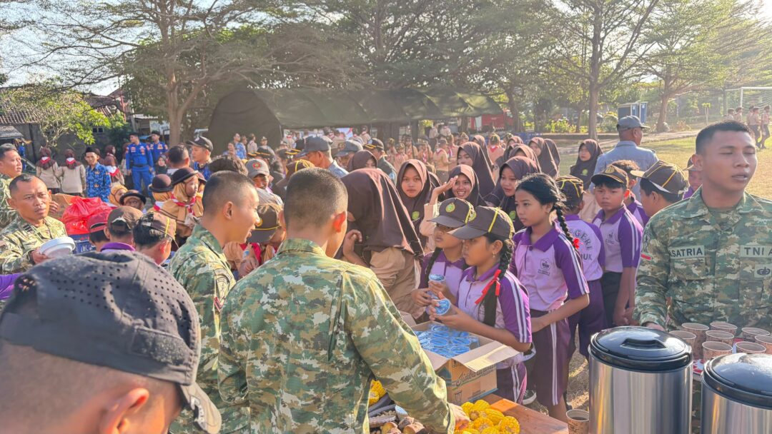 Gelar Aksi Sosial di Jembrana, Yonif 928/BSY Gelar Pengobatan Gratis hingga Donor Darah