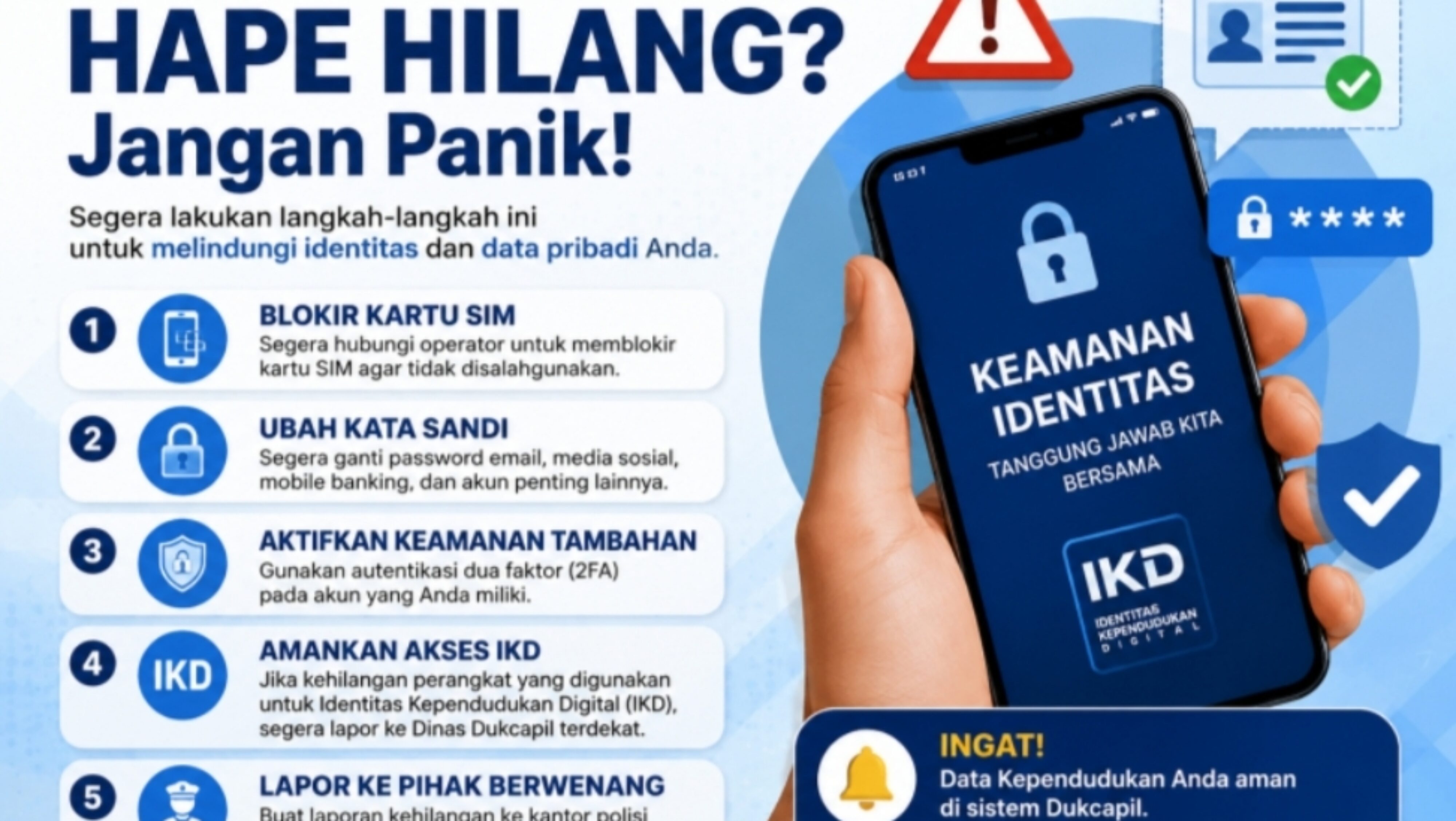 Hape Hilang? Jangan Panik, Ini Langkah Cepat Melindungi Identitas Digital Anda