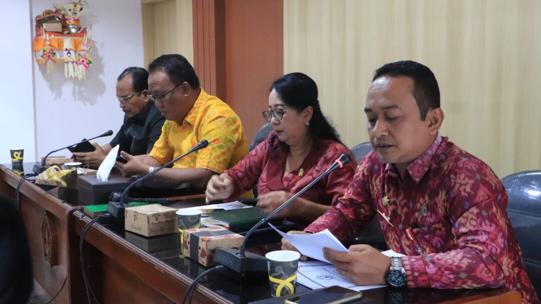 DPRD Jembrana Sepakati KUA-PPAS 2027, Ketua DPRD Tegaskan Penyelamatan RSU Negara Jadi Prioritas