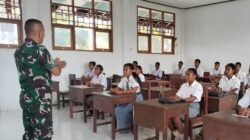 Danposramil Tanamkan Wasbang dan Seleksi Paskibra di SMAN 1 Biak Timur