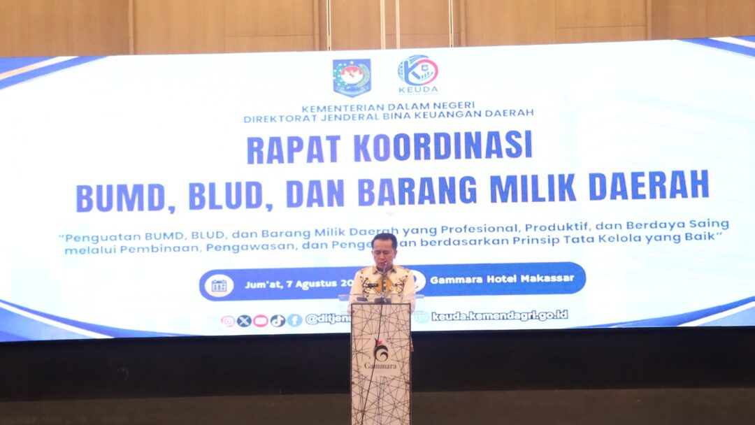 Dirjen Bina Keuangan Daerah, A. Fatoni : Perlu dioptimalkan BUMD, BLUD, dan BMD
