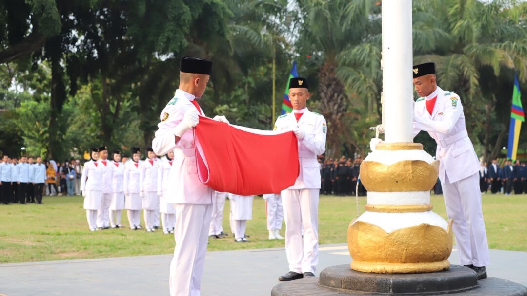 Sang Merah Putih Diturunkan, Semangat Kemerdekaan Tetap Berkobar Di Magetan