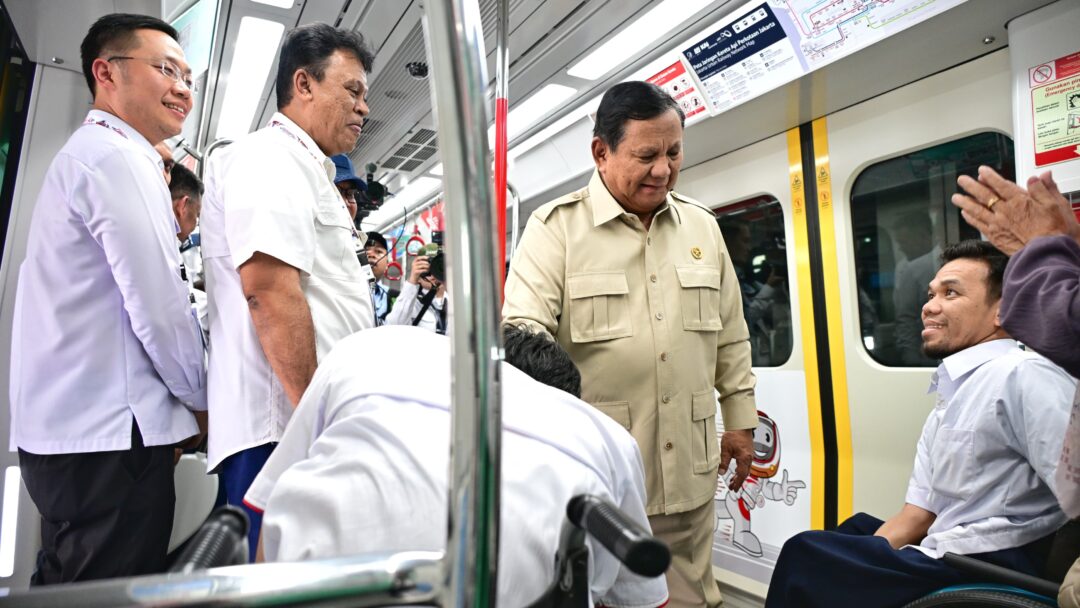 Presiden Prabowo Resmikan LRT Jakarta Lintas Kelapa Gading–Manggarai
