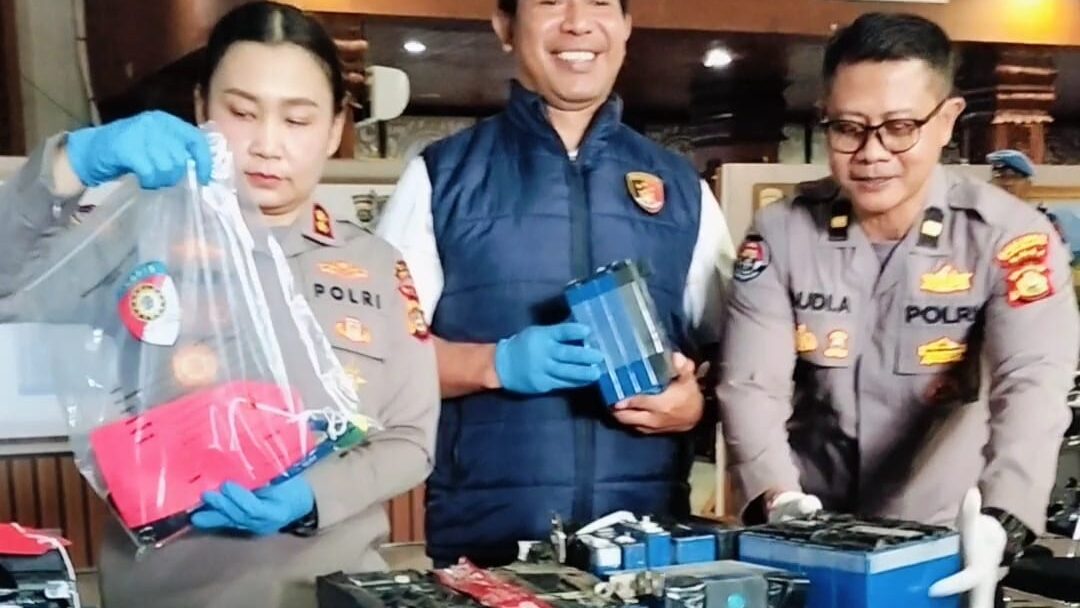 Komplotan Maling Baterai BTS Diringkus Polisi, Lima Pelaku diamankan