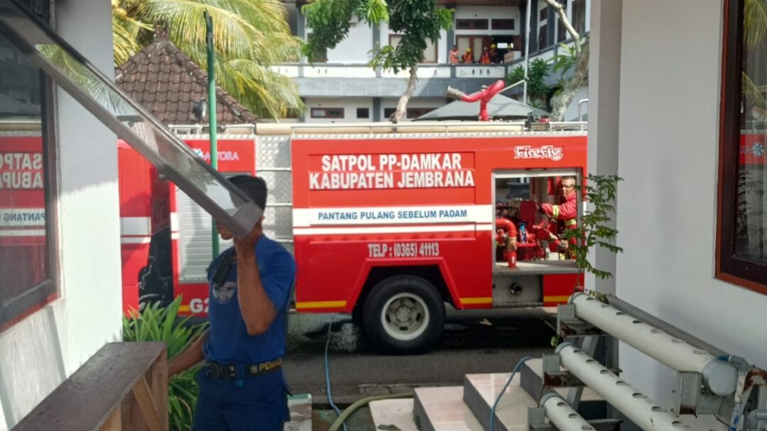 Sel Tahanan Wanita dan Anak Kejari Negara Terbakar, 3 TV Hingga Arsip Ludes