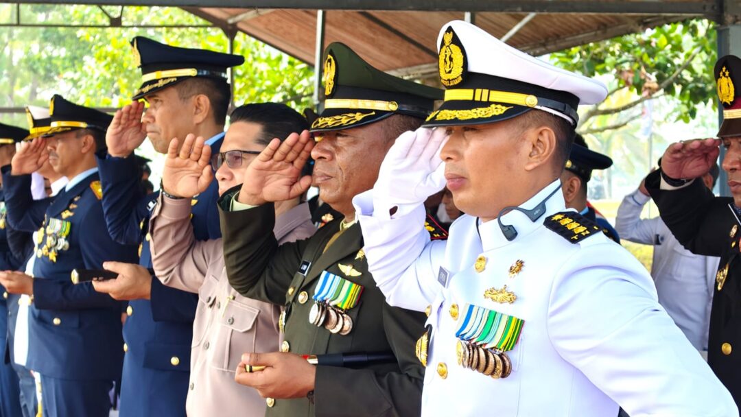 Dandim 1708/BN Hadiri Upacara HUT Ke-81 TNI di Biak