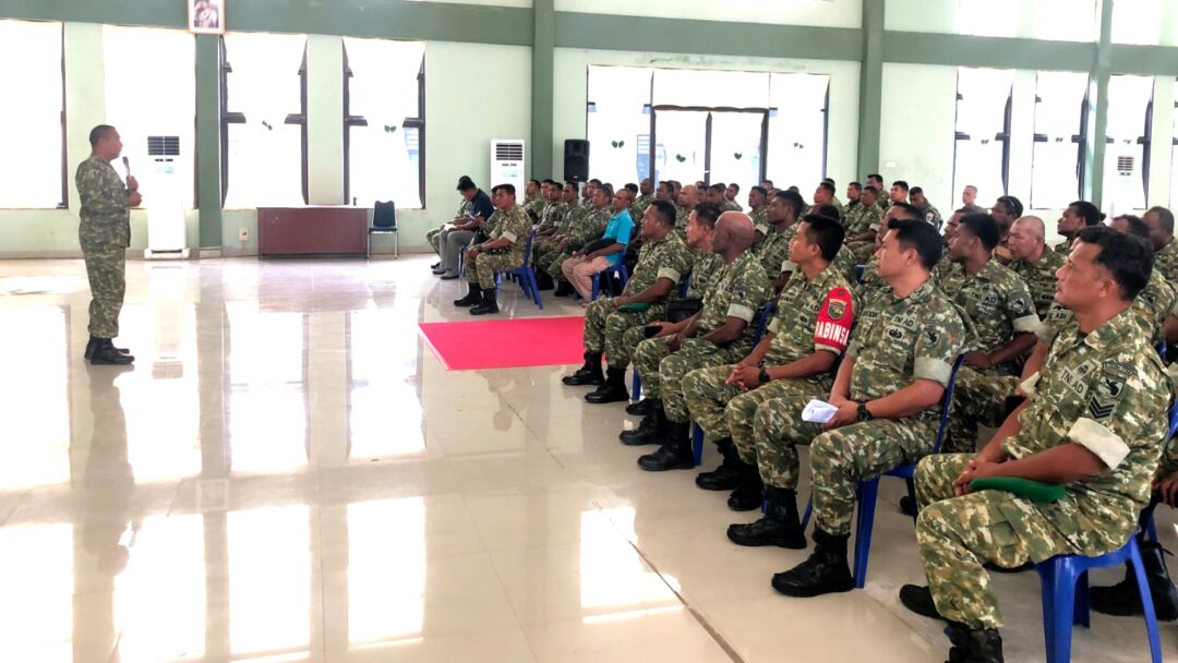 Dandim 1708/BN Berikan Pengarahan kepada Babinsa Tekankan Optimalisasi Tugas dan Penempatan Personel